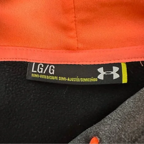 Under Armour Women’s Black and Gray semi fitted Hoodie - Picture 6 of 8